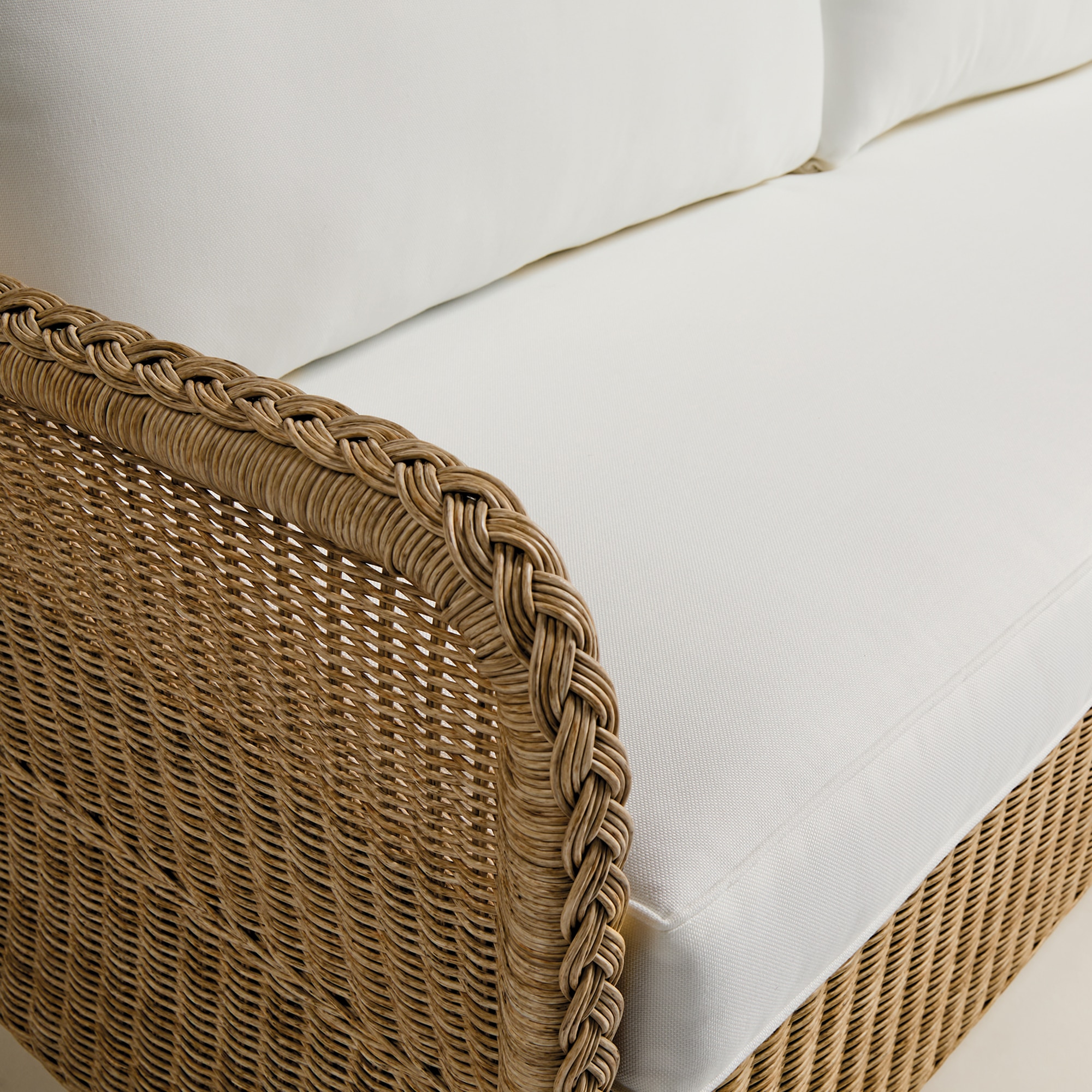 Sofá de Jardim de 3 Lugares Mallorca Natural-5