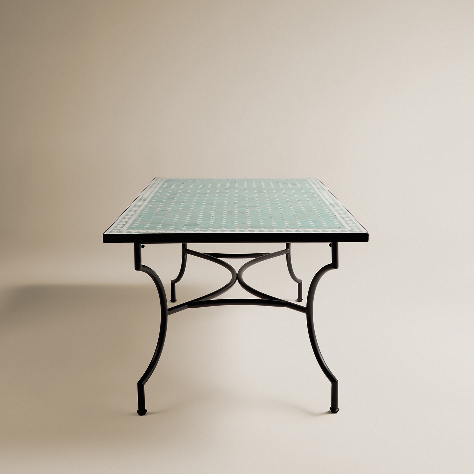 Mesa de jardín mosaico Córdoba - Turquesa Turquesa-3