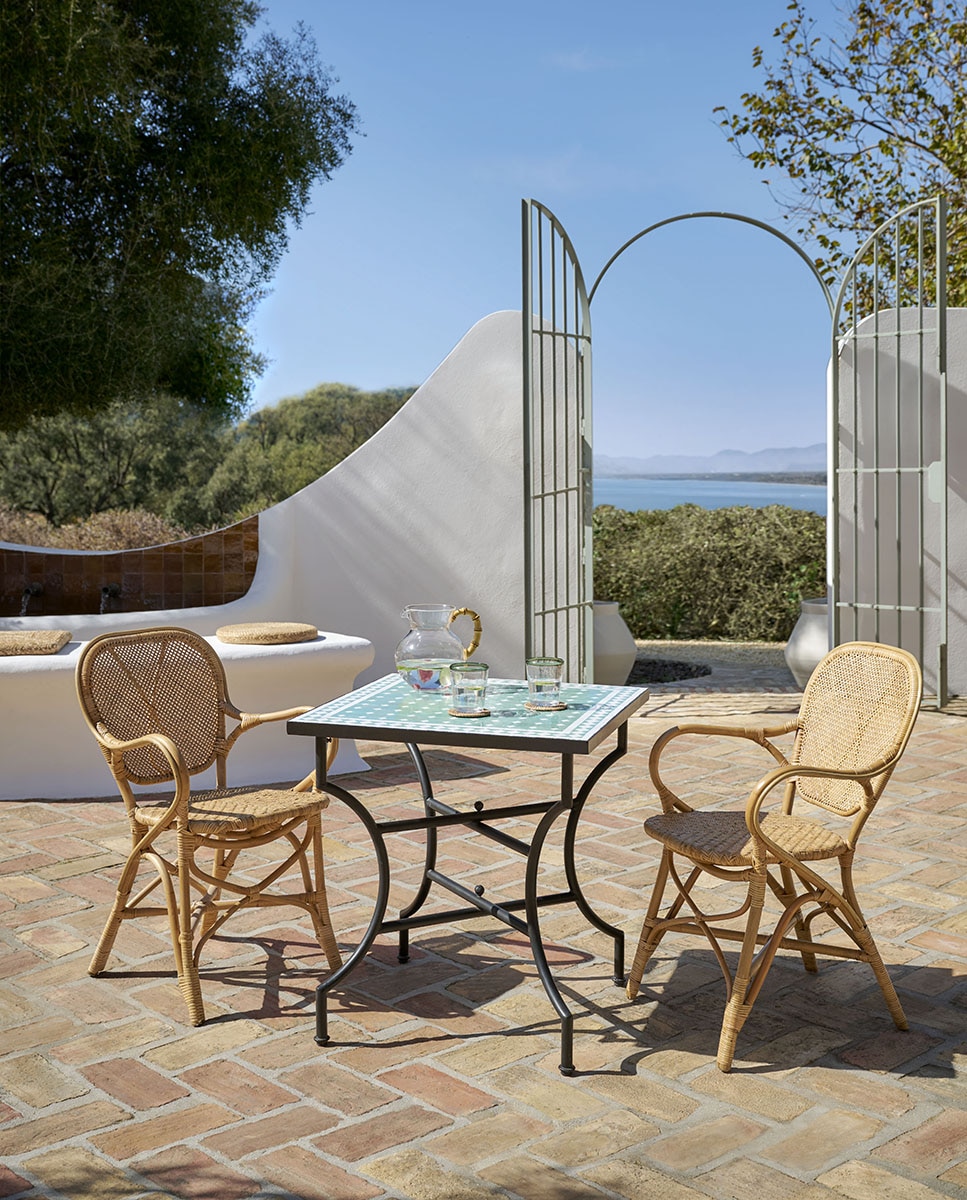 Mesa de Varanda Mosaico Córdoba Turquesa-7