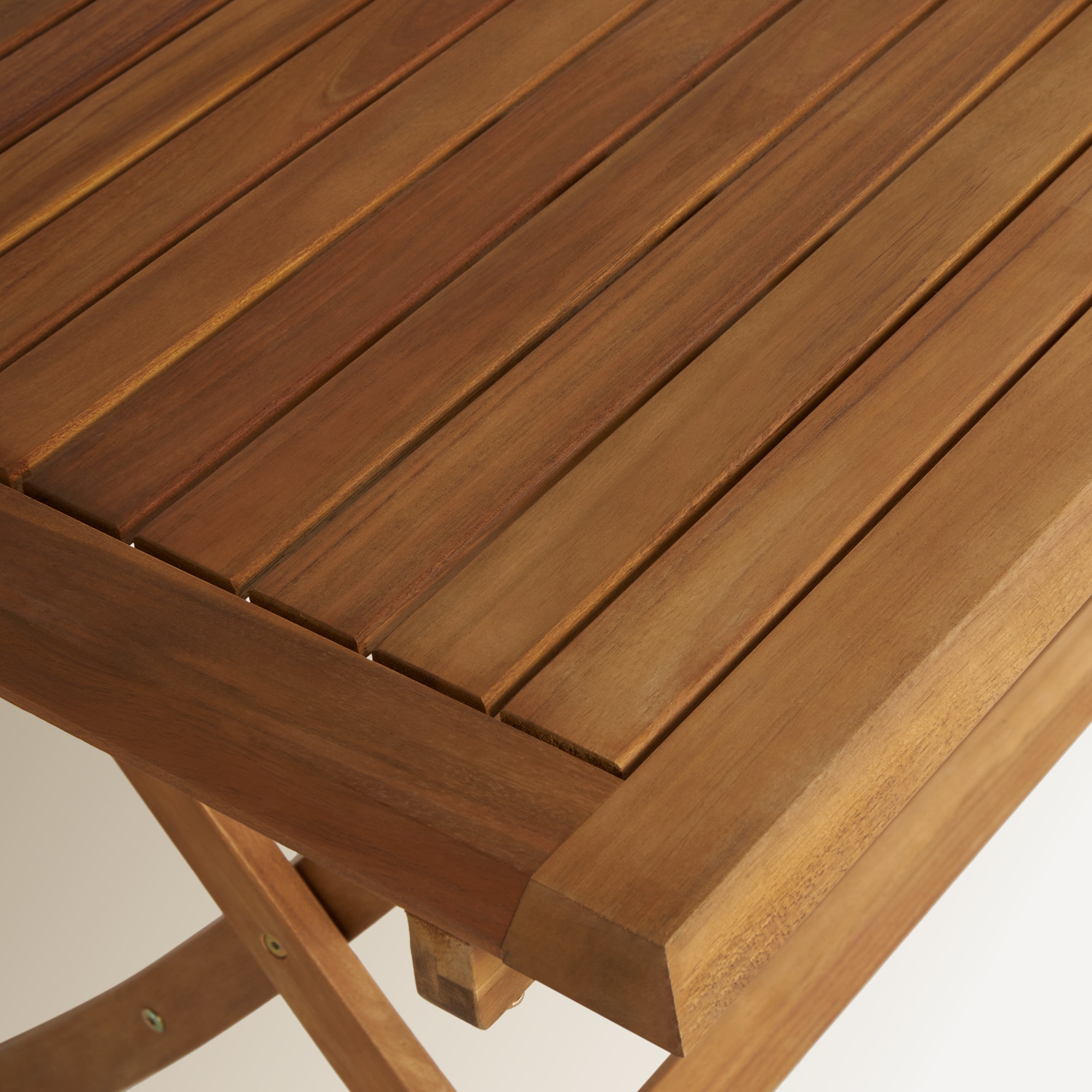 Mesa de Jardim Extensível e Dobrável de Madeira de Acácia Baiona El Corte Inglés Natural-6