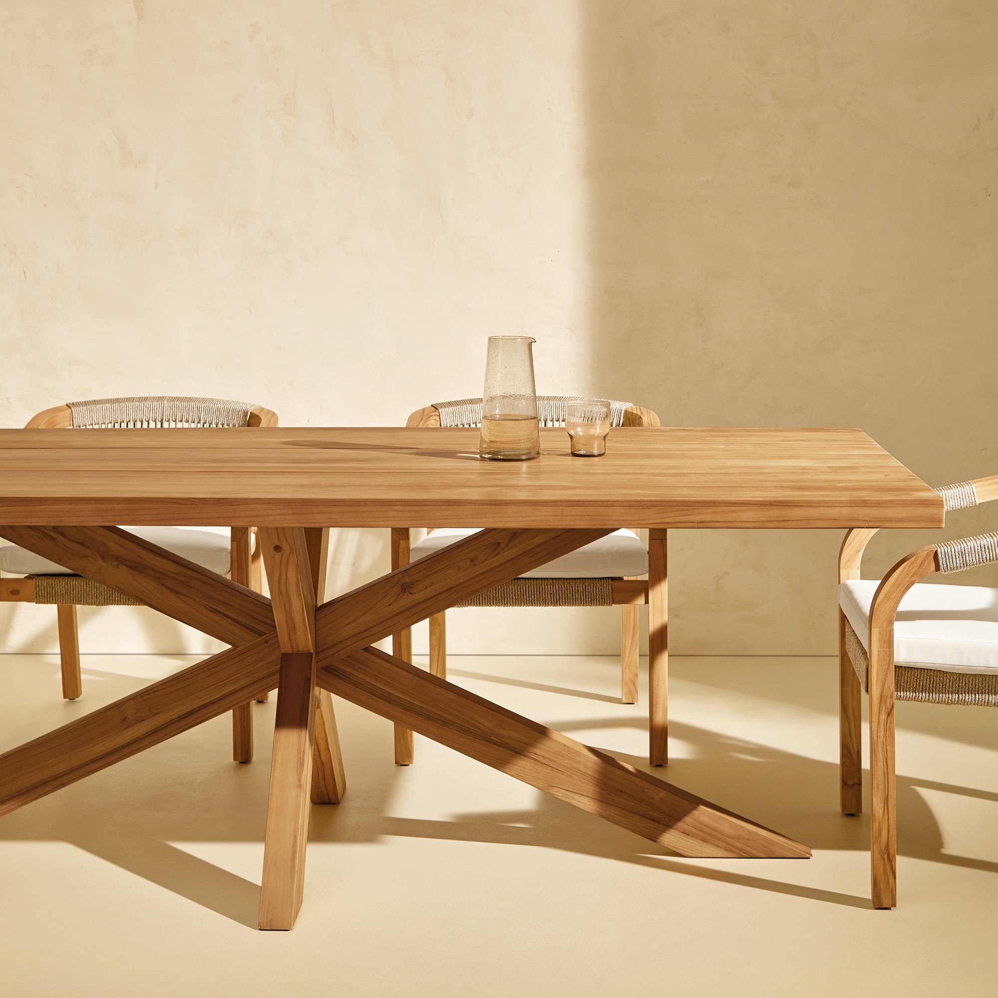 Imagem 0 de Mesa de Jardim de Madeira de Teca Kansas El Corte Inglés