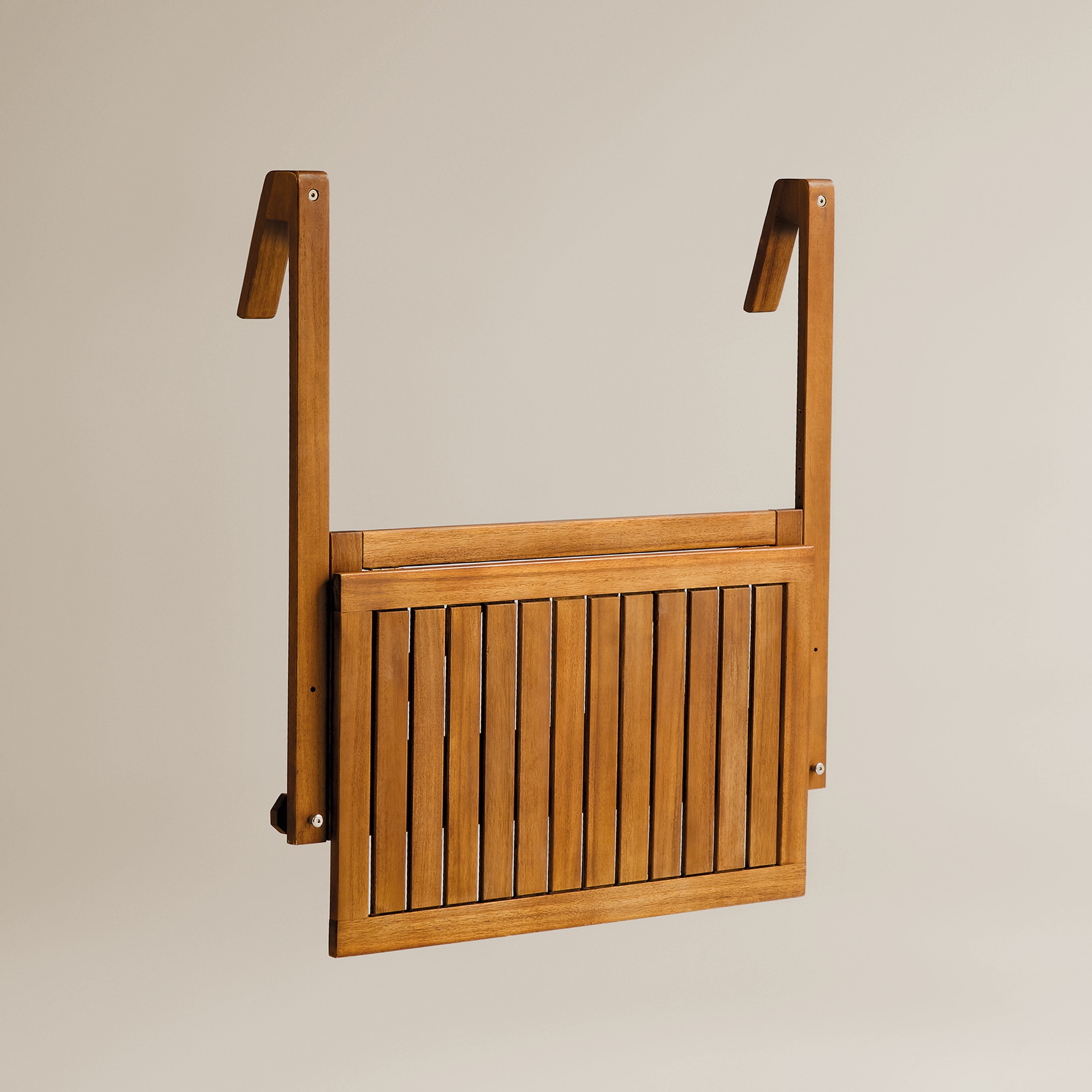 Mesa Dobrável de Varanda de Acácia Baiona Natural-2
