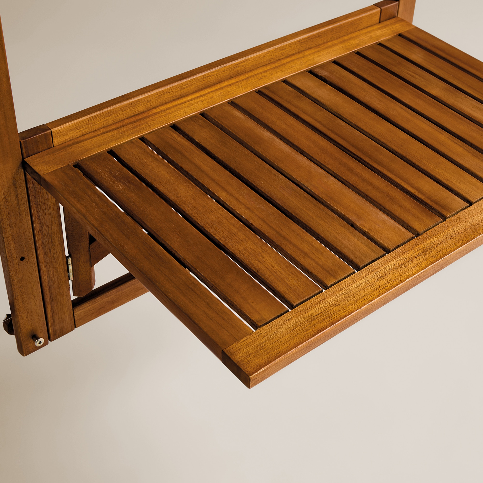 Mesa Dobrável de Varanda de Acácia Baiona Natural-4