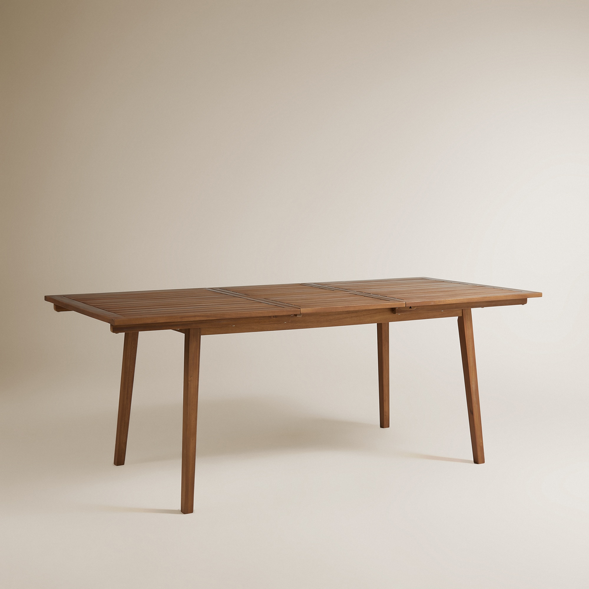 Mesa de comedor extensible de jardín Scot Basics El Corte Inglés Natural-3