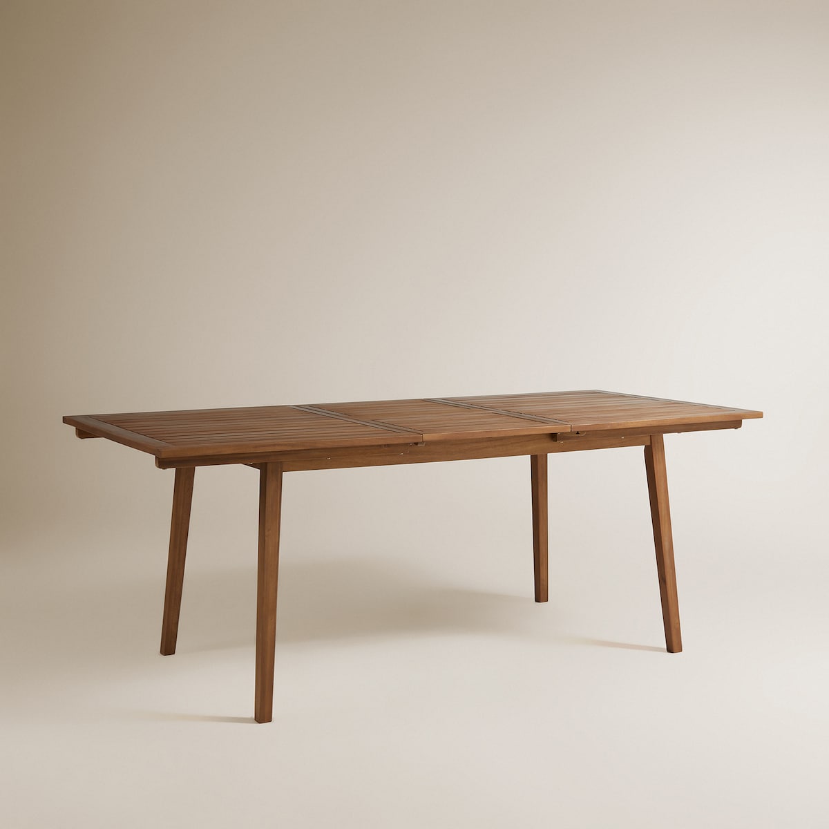 Mesa de comedor extensible de jardín Scot Basics El Corte Inglés Natural-3