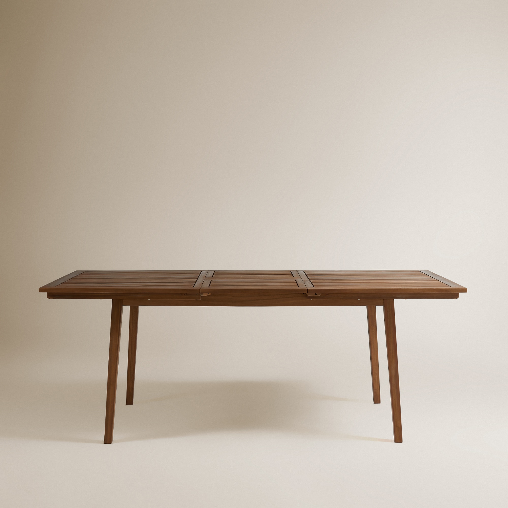 Mesa de comedor extensible de jardín Scot Basics El Corte Inglés Natural-4
