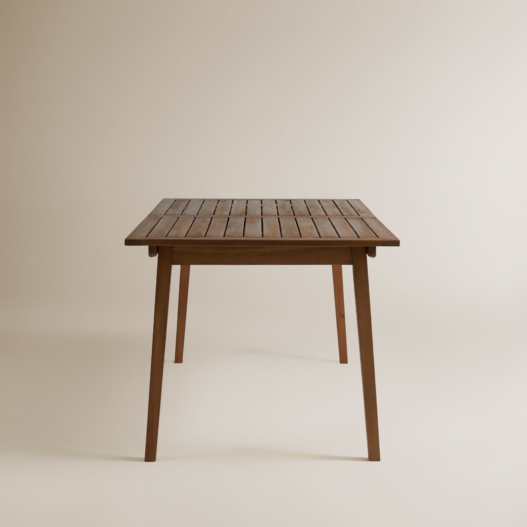 Mesa de comedor extensible de jardín Scot Basics El Corte Inglés Natural-5