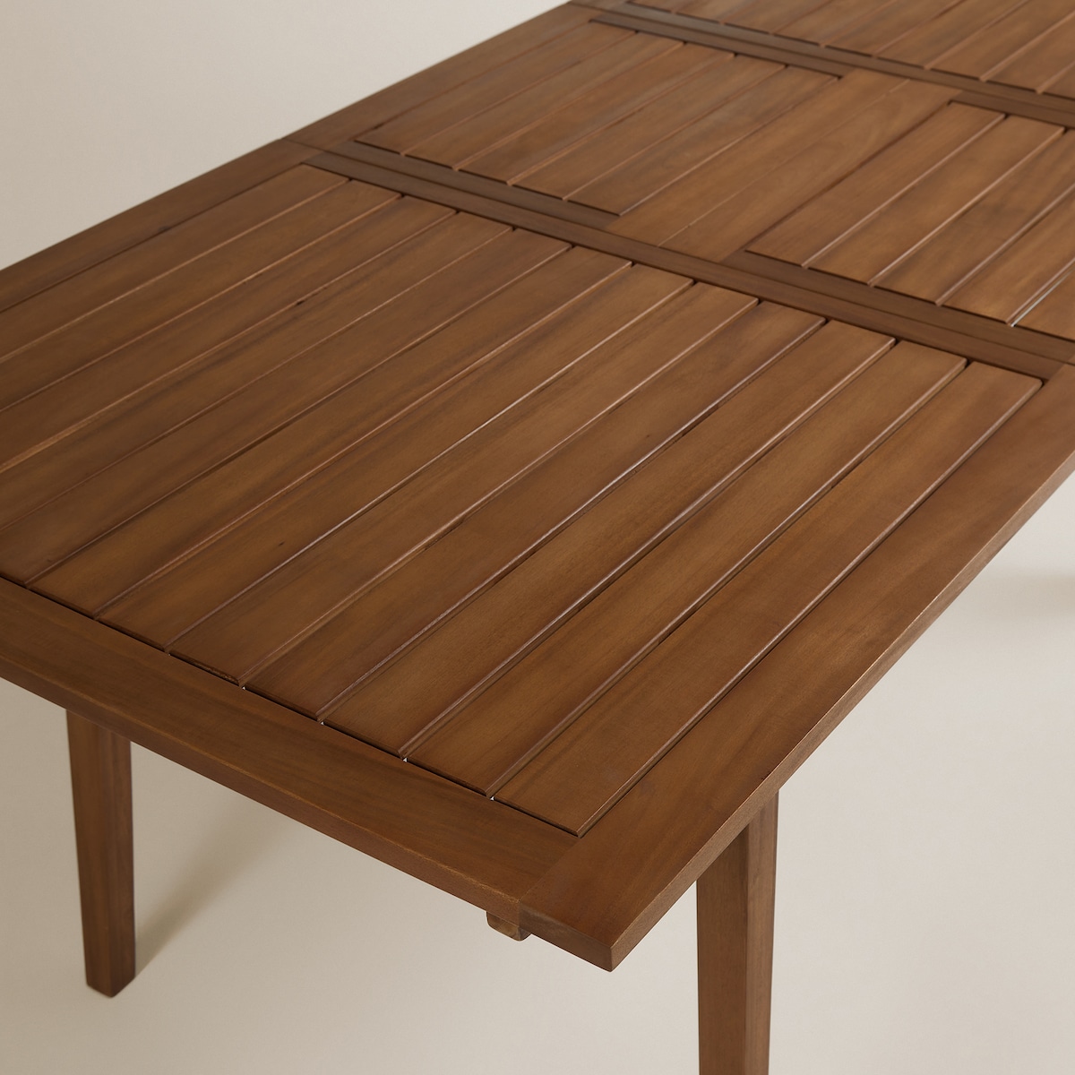 Mesa de comedor extensible de jardín Scot Basics El Corte Inglés Natural-6