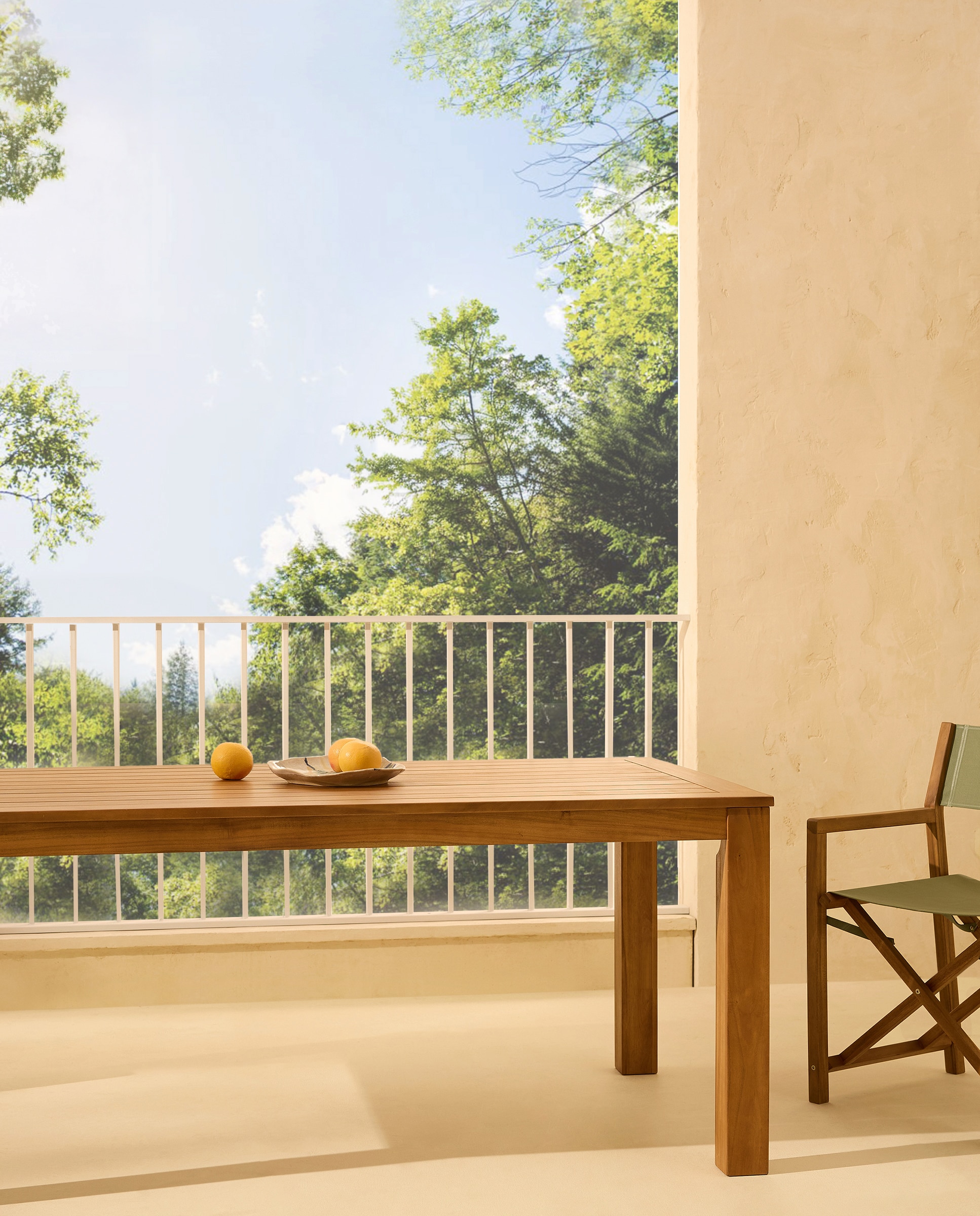 Imagem 0 de Mesa de jardim em madeira de acácia Baiona