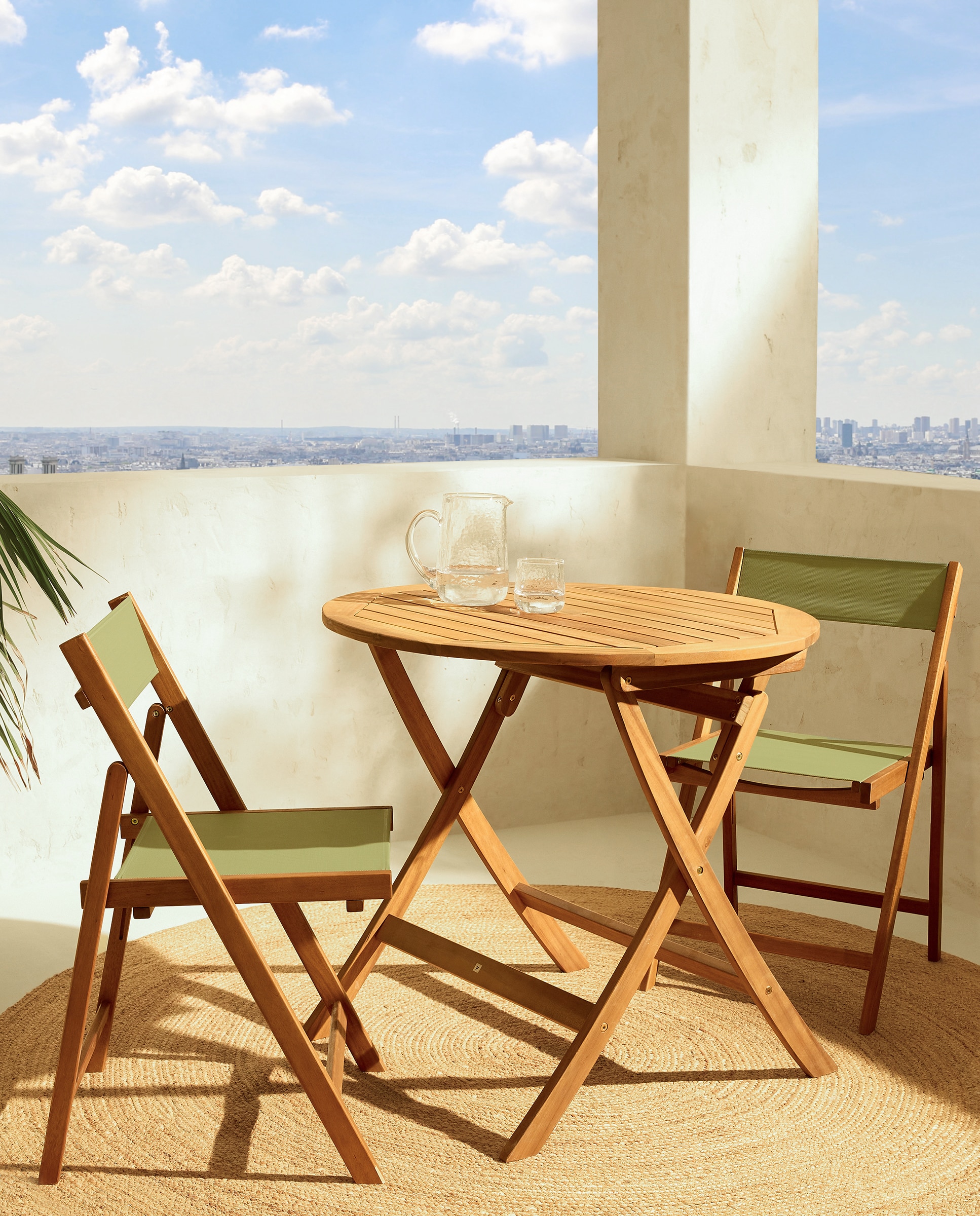 Imagem 0 de Coleção de varanda com mesa Baiona e cadeirão Califórnia