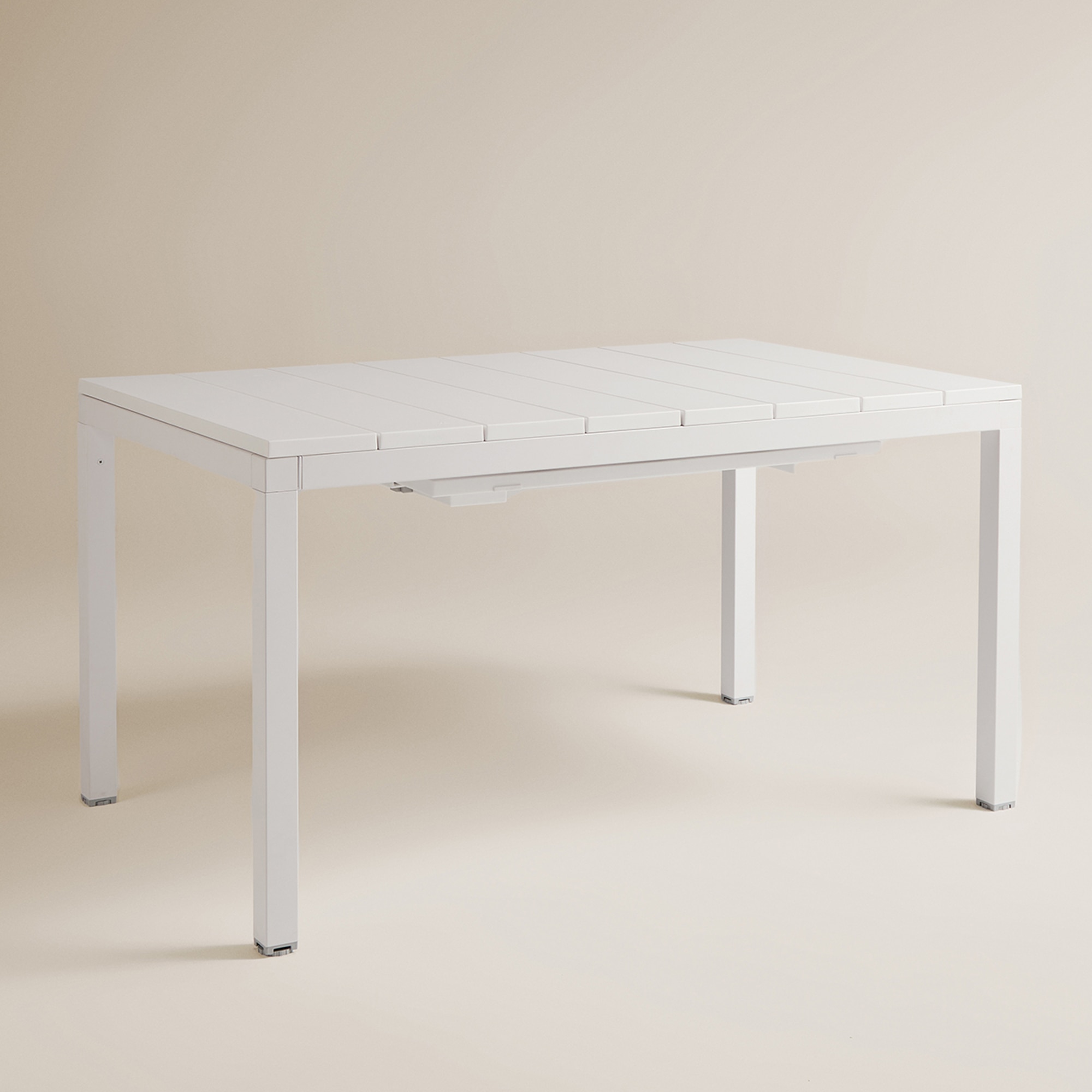 Mesa de jardim extensível Rio Nardi Branco-1