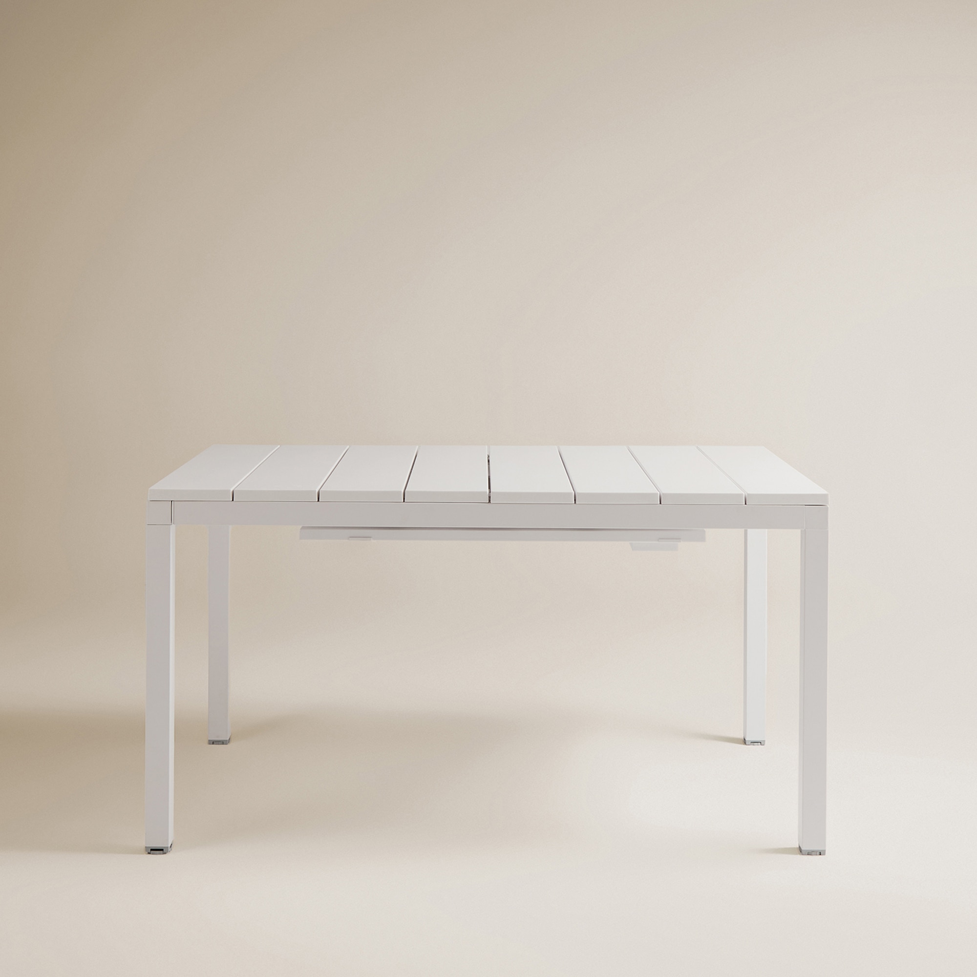 Mesa de jardim extensível Rio Nardi Branco-3