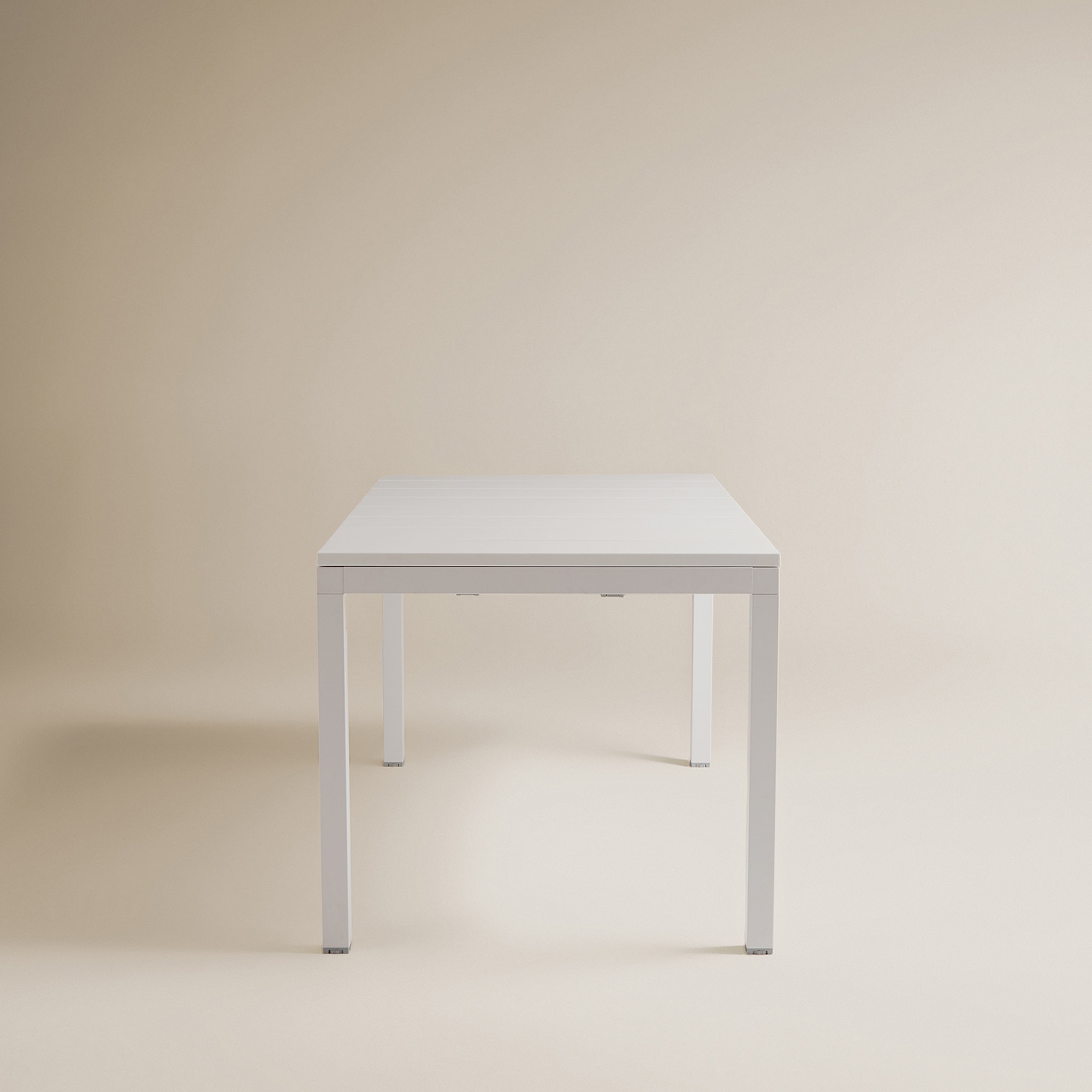 Mesa de jardim extensível Rio Nardi Branco-4