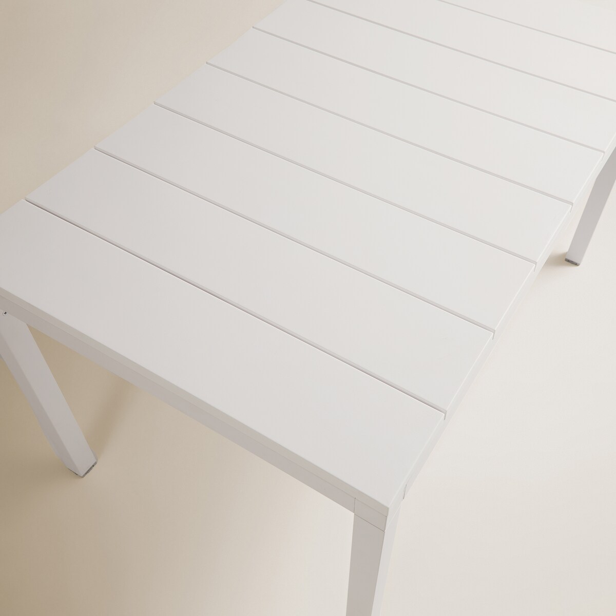 Mesa de jardim extensível Rio Nardi Branco-5