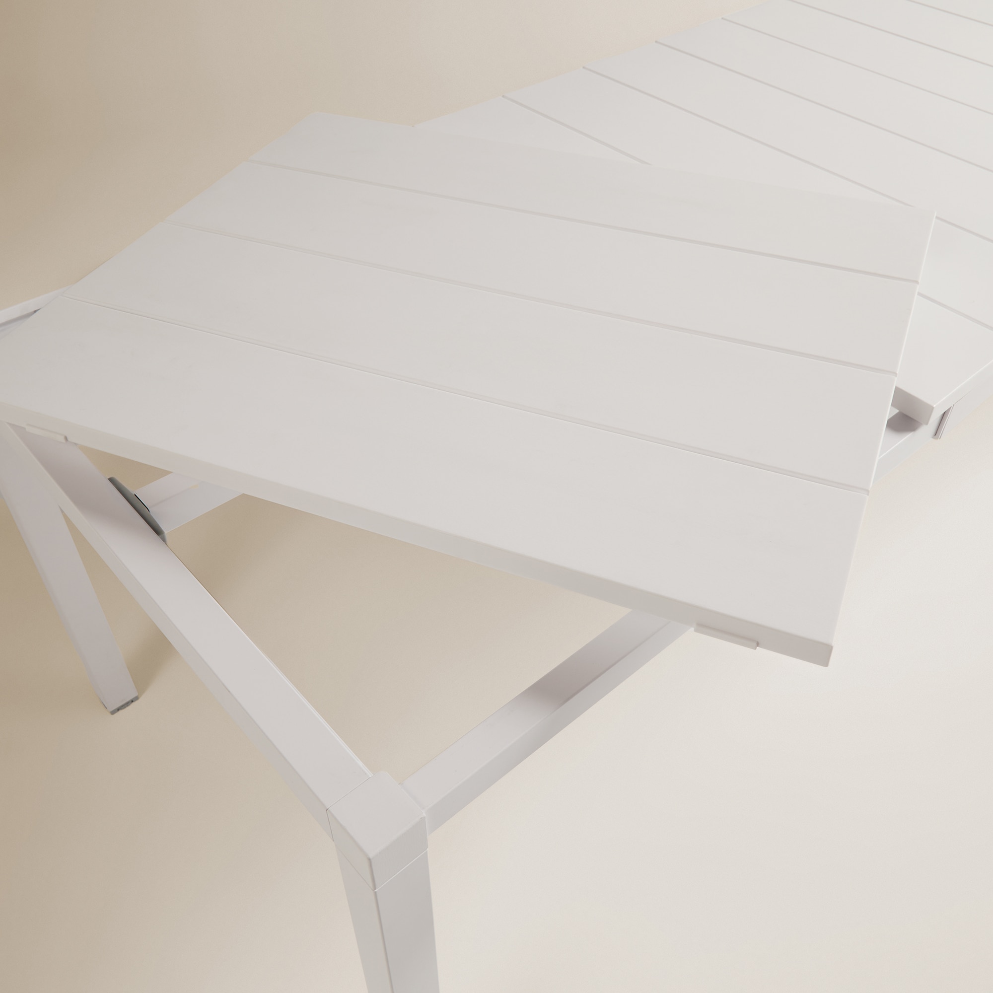 Mesa de jardim extensível Rio Nardi Branco-6