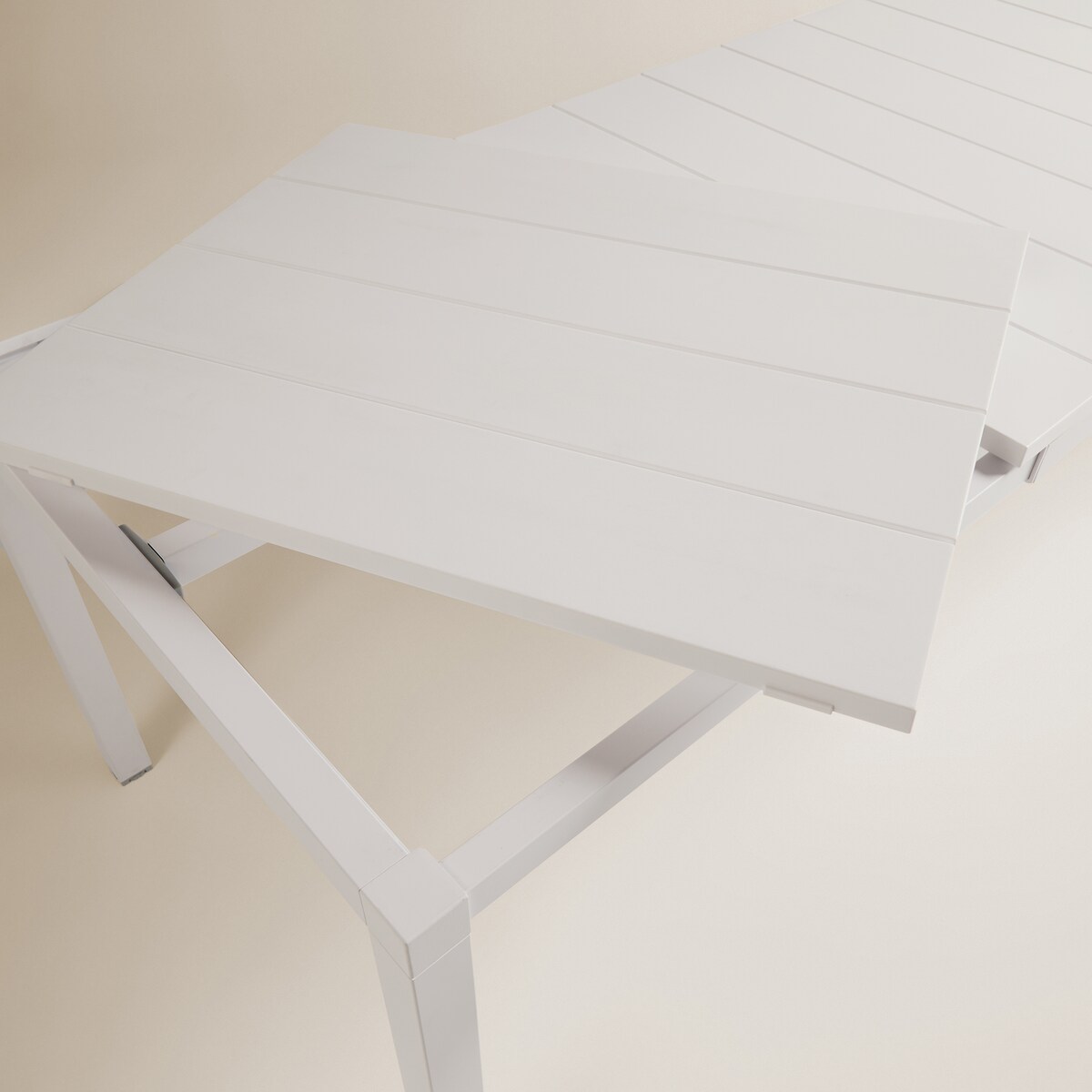 Mesa de jardim extensível Rio Nardi Branco-6