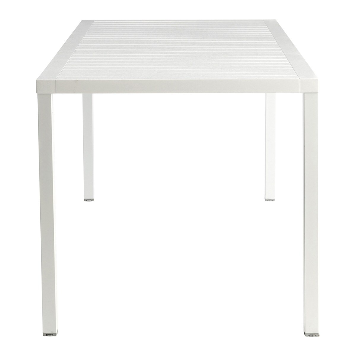 Mesa de Jardim Retangular Cube 140 Nardi Branco-3