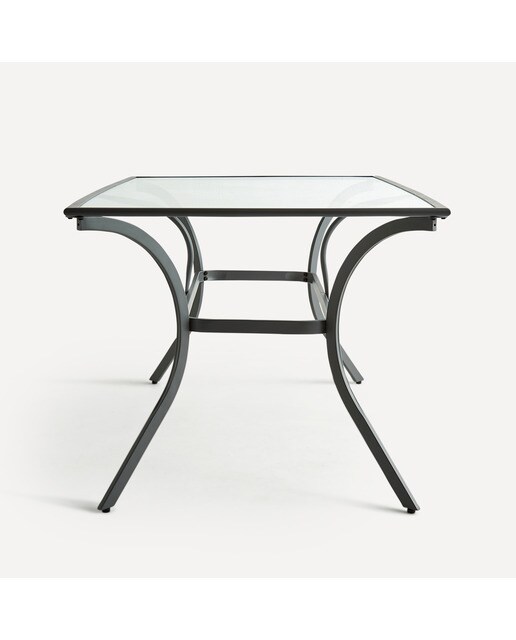 Mesa de comedor rectangular Ferrol Basics El Corte Inglés Antracita-3