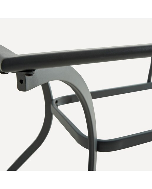 Mesa de comedor rectangular Ferrol Basics El Corte Inglés Antracita-4