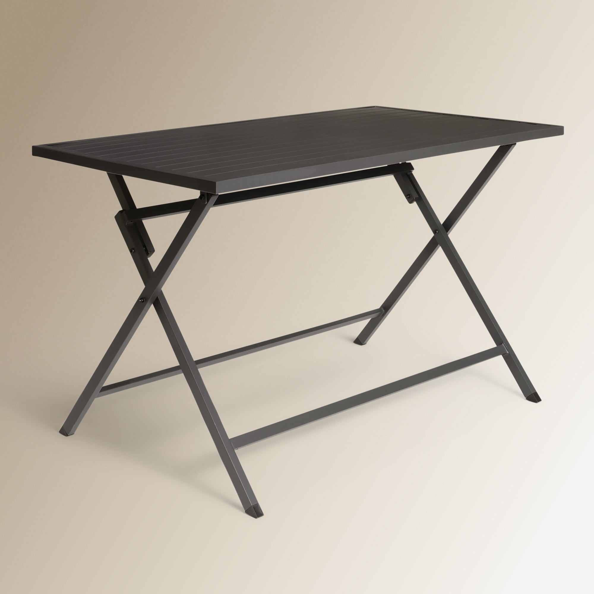 Mesa de balcón plegable rectangular Oporto - Antracita Antracita-2
