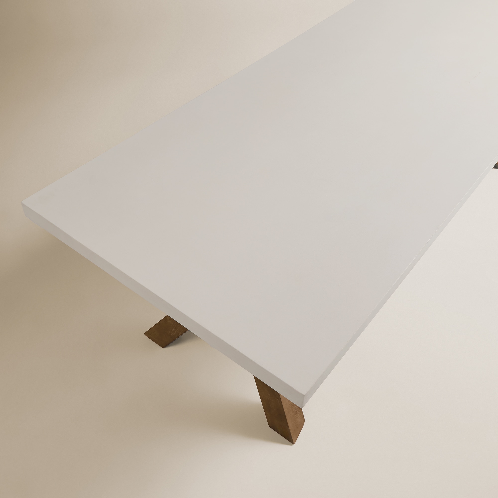 Mesa de Jardim de Madeira de Acácia Keros El Corte Inglés Madeira/Branco-6