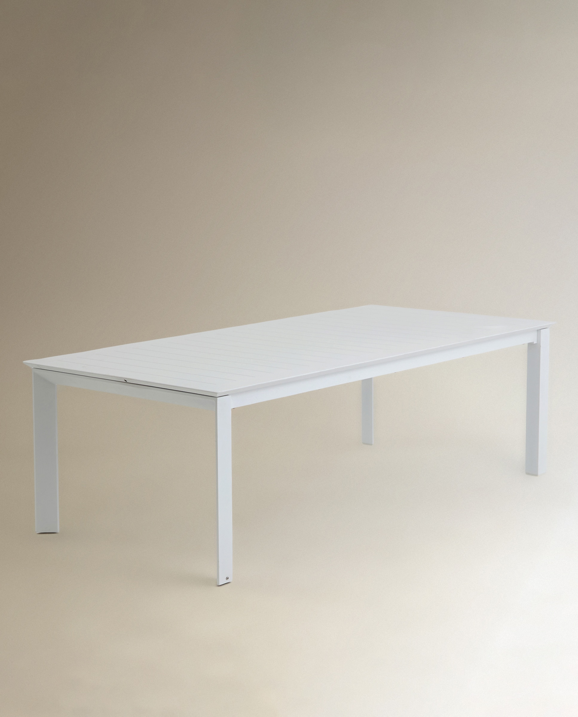 Mesa de Jardim Extensível de Alumínio Chicago Branco-2