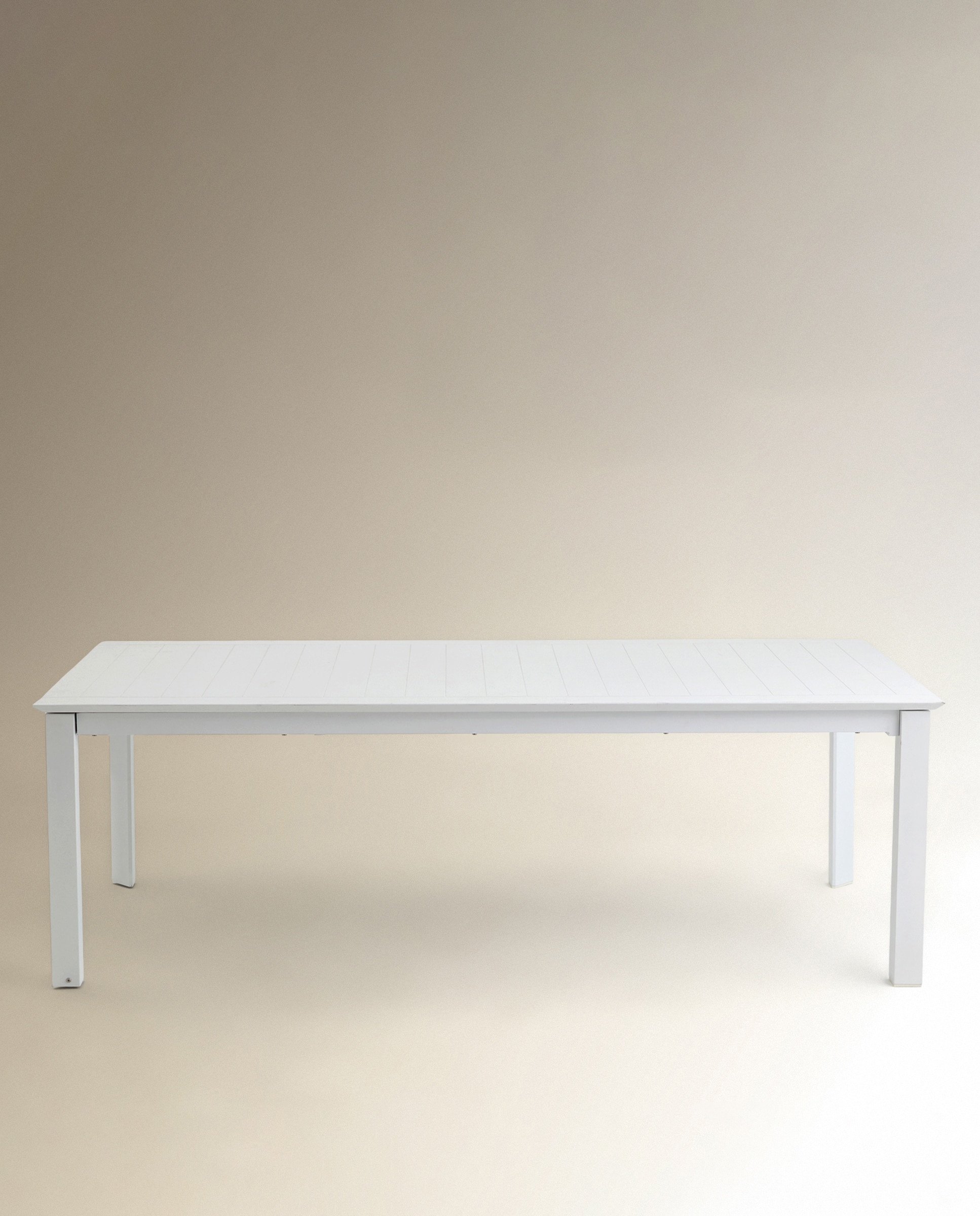 Mesa de Jardim Extensível de Alumínio Chicago Branco-4