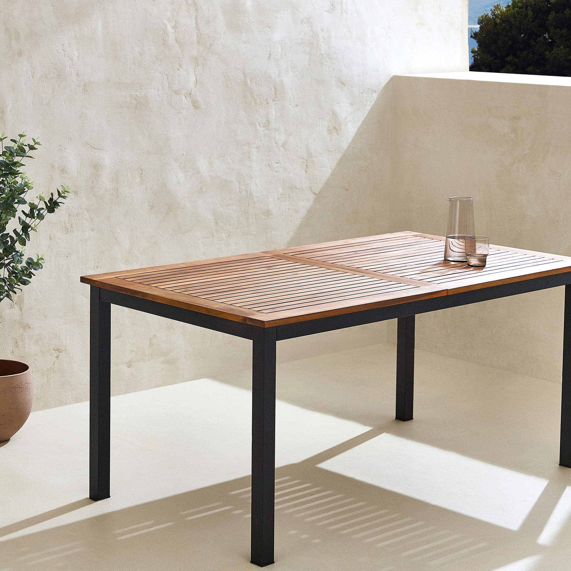 Imagen 0 de Mesa de comedor extensible de jardín Cambria Basics El Corte Inglés