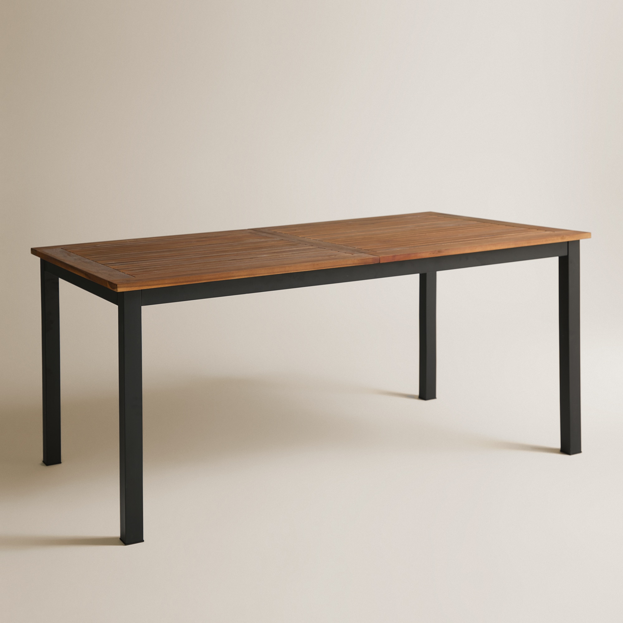 Mesa de comedor extensible de jardín Cambria Basics El Corte Inglés Antracita / Natural-2