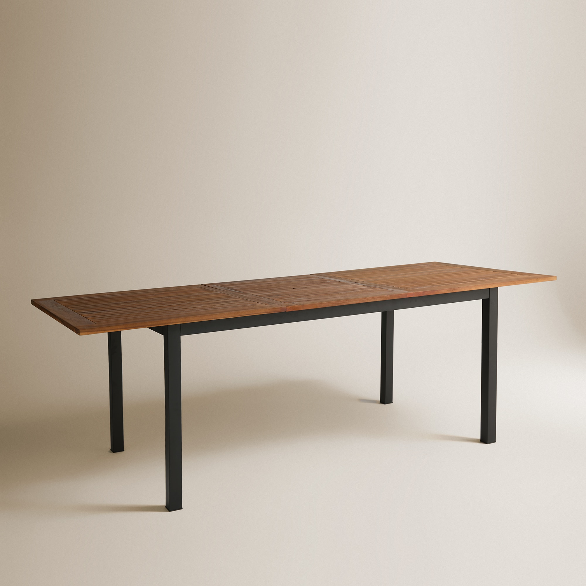 Mesa de comedor extensible de jardín Cambria Basics El Corte Inglés Antracita / Natural-3