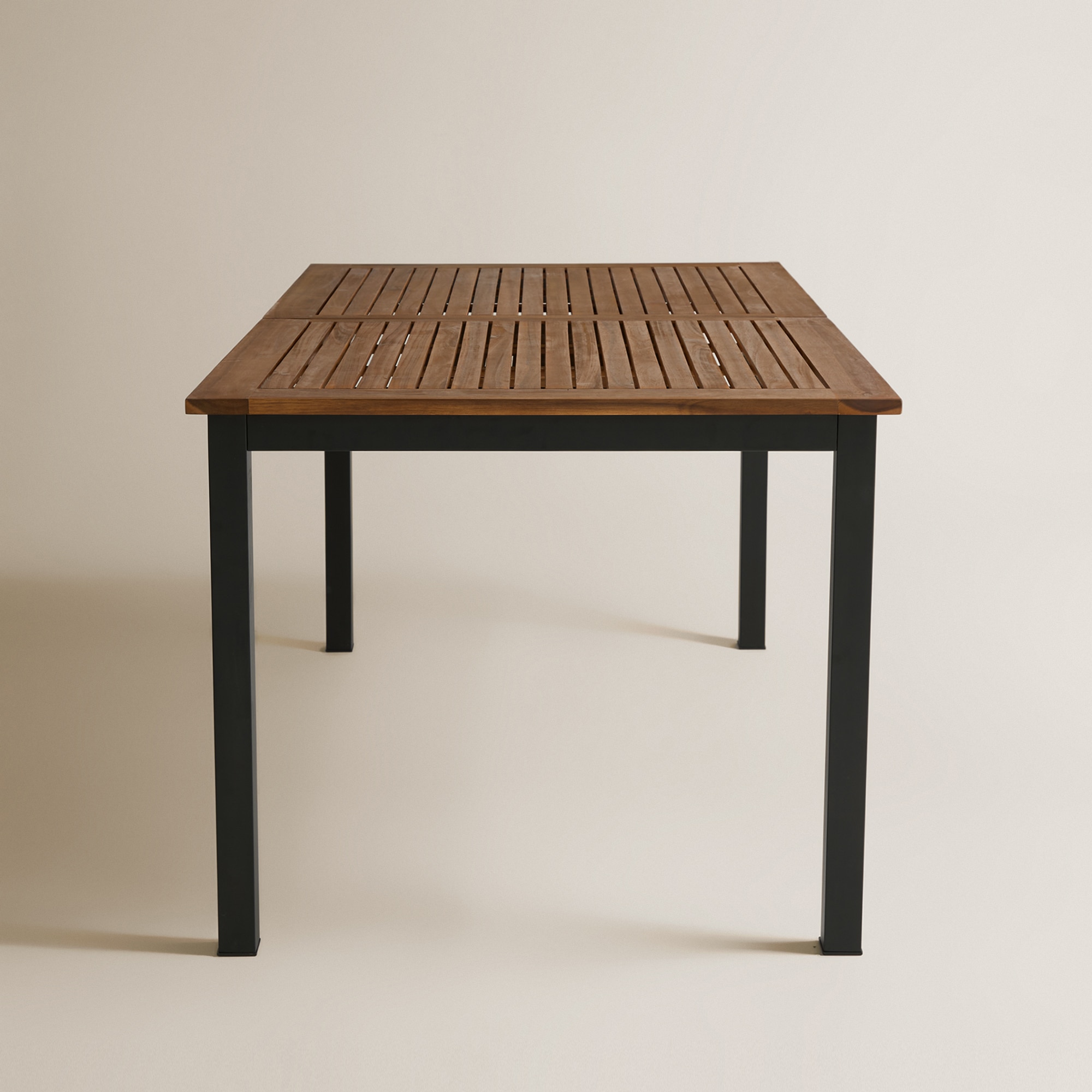 Mesa de comedor extensible de jardín Cambria Basics El Corte Inglés Antracita / Natural-5