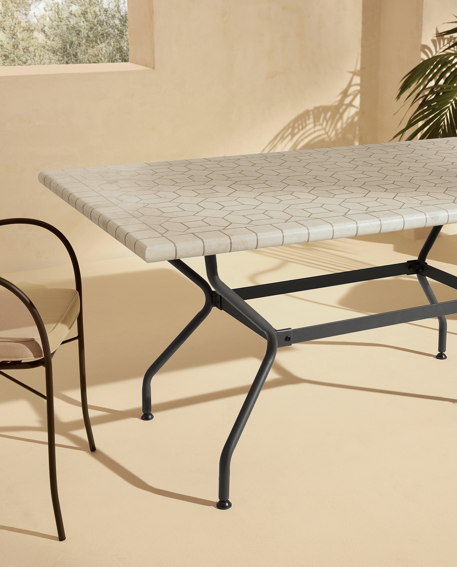 Imagem 0 de Mesa de jardim com mosaico Alhambra