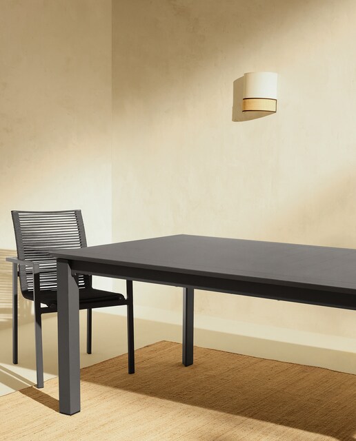 Mesa de jardín de aluminio extensible hasta 3 metros Chicago