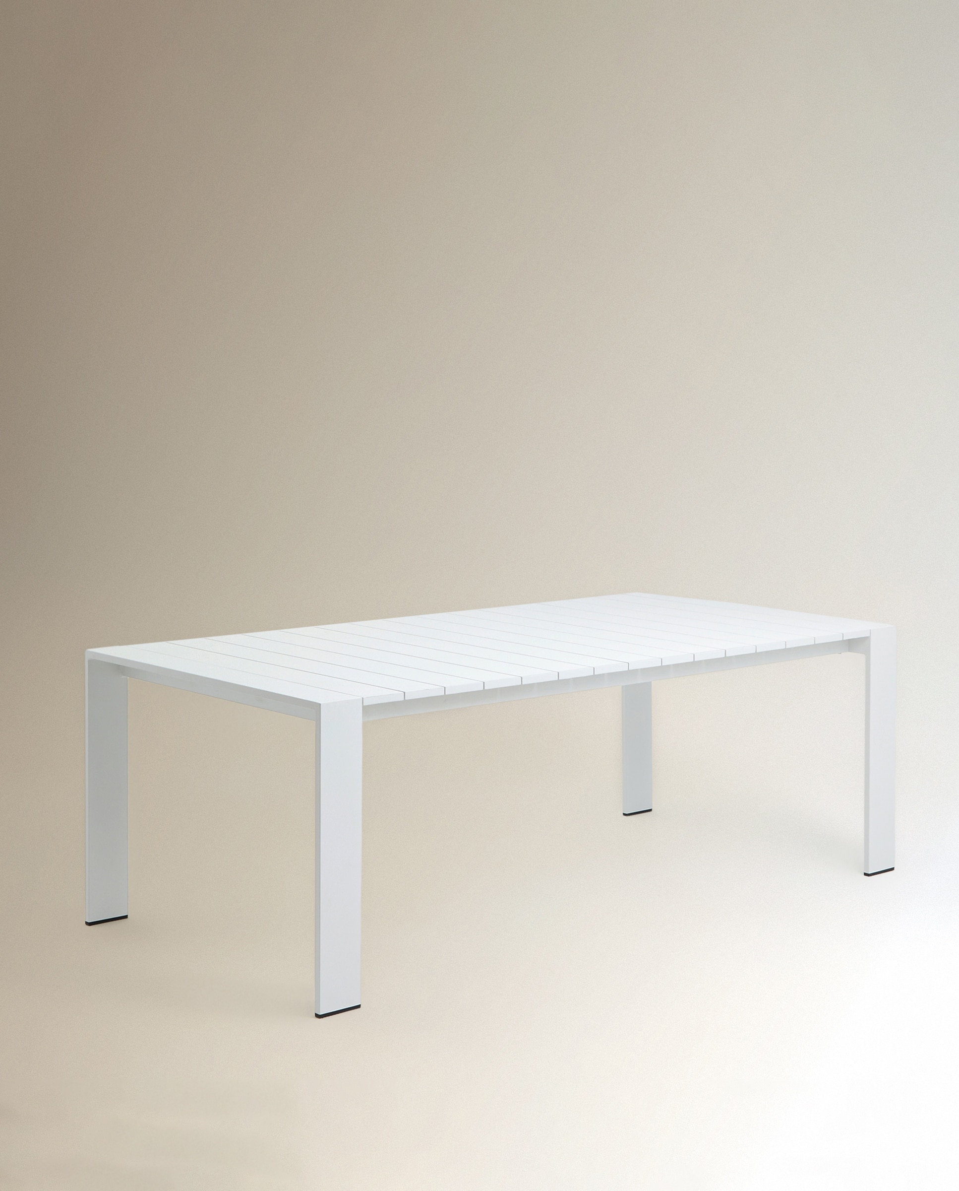 Mesa de jardín de aluminio Manhattan Branco-2