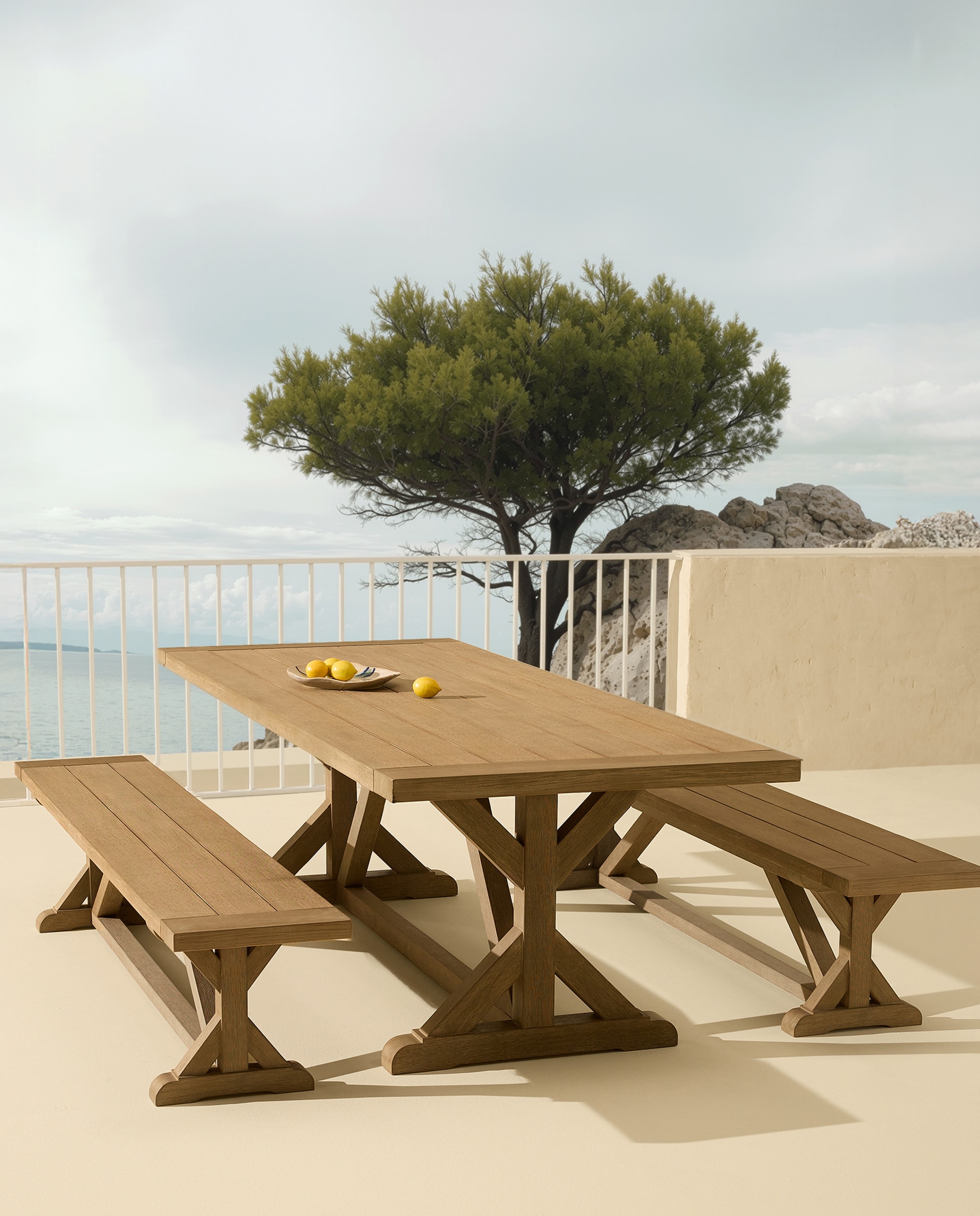 Coleção de mobiliário de jantar de jardim Mallorca 3