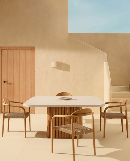 Colección de jardín mesa Trento y silla Comporta