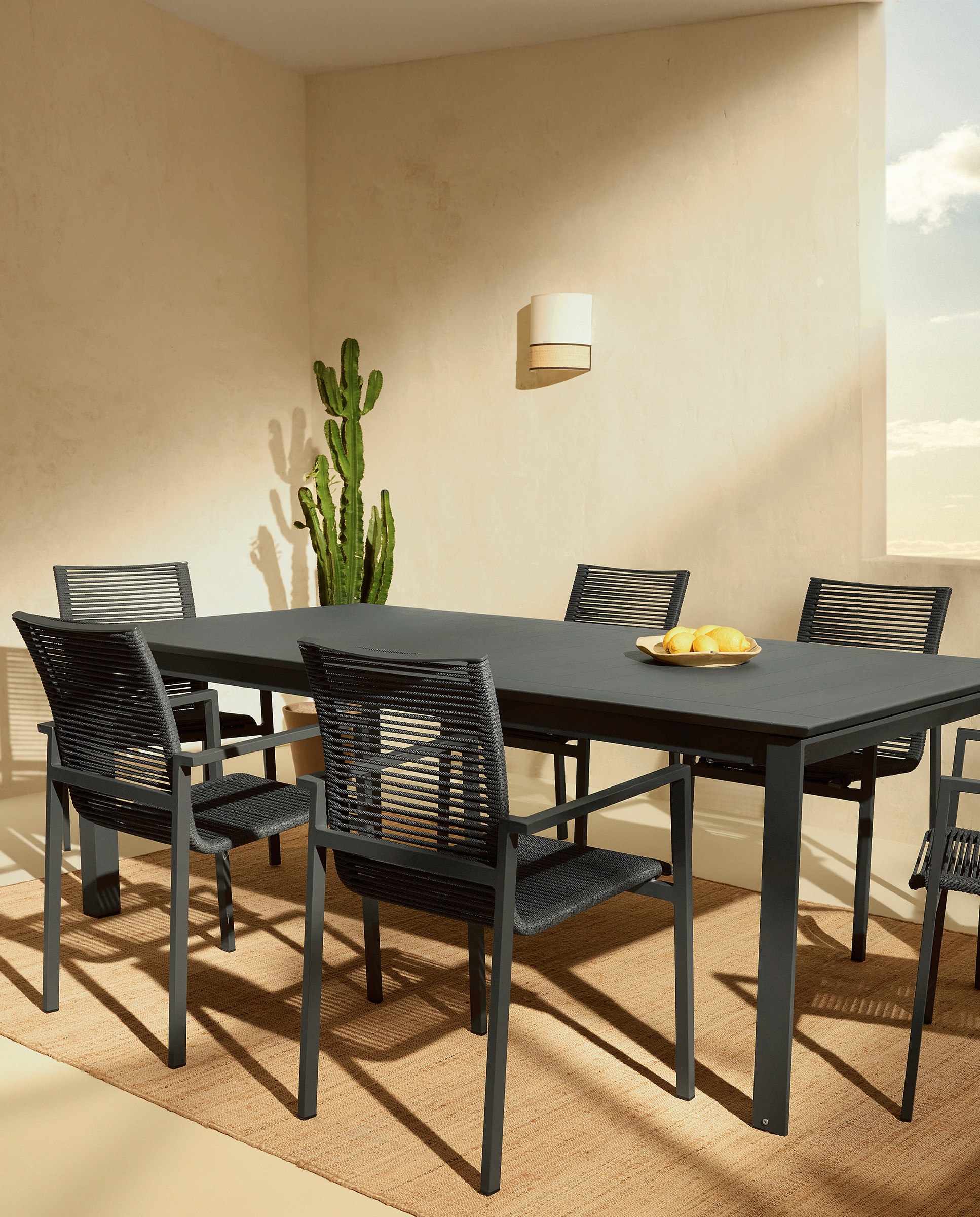 Colección de jardín mesa y silla Chicago 1