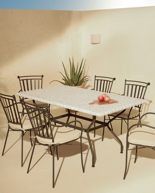Colección de jardín mesa y silla Alhambra