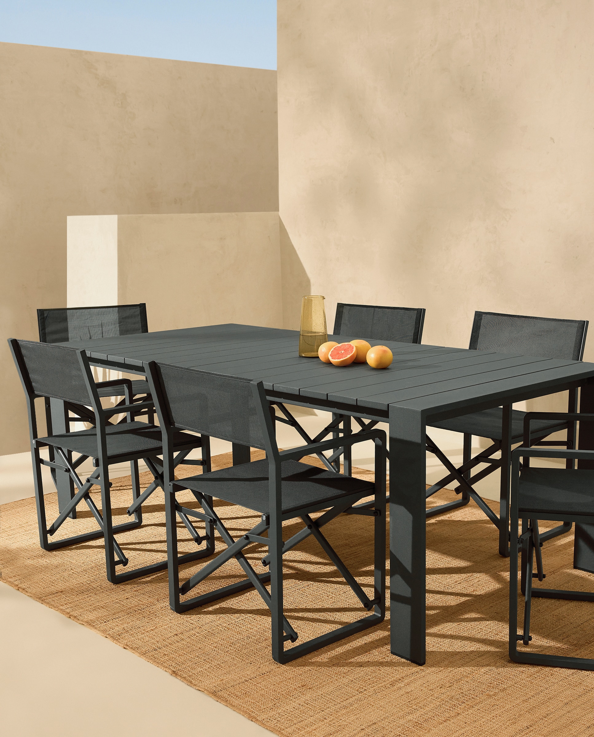 Conjunto de jardim com mesa e cadeira Manhattan 1