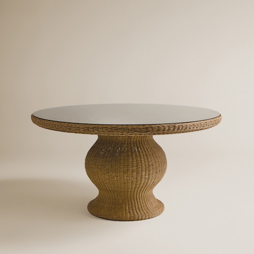 Imagen 0 de Mesa de jardín redonda Charlotte El Corte Inglés Natural
