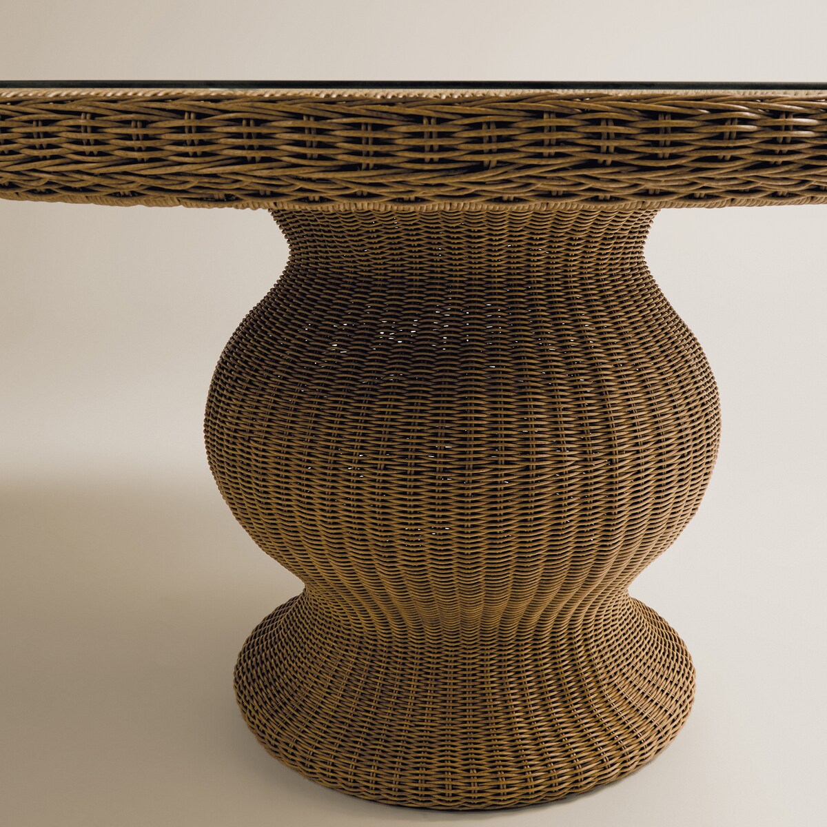 Mesa de Jardim Redonda Charlotte El Corte Inglés Castanho-3