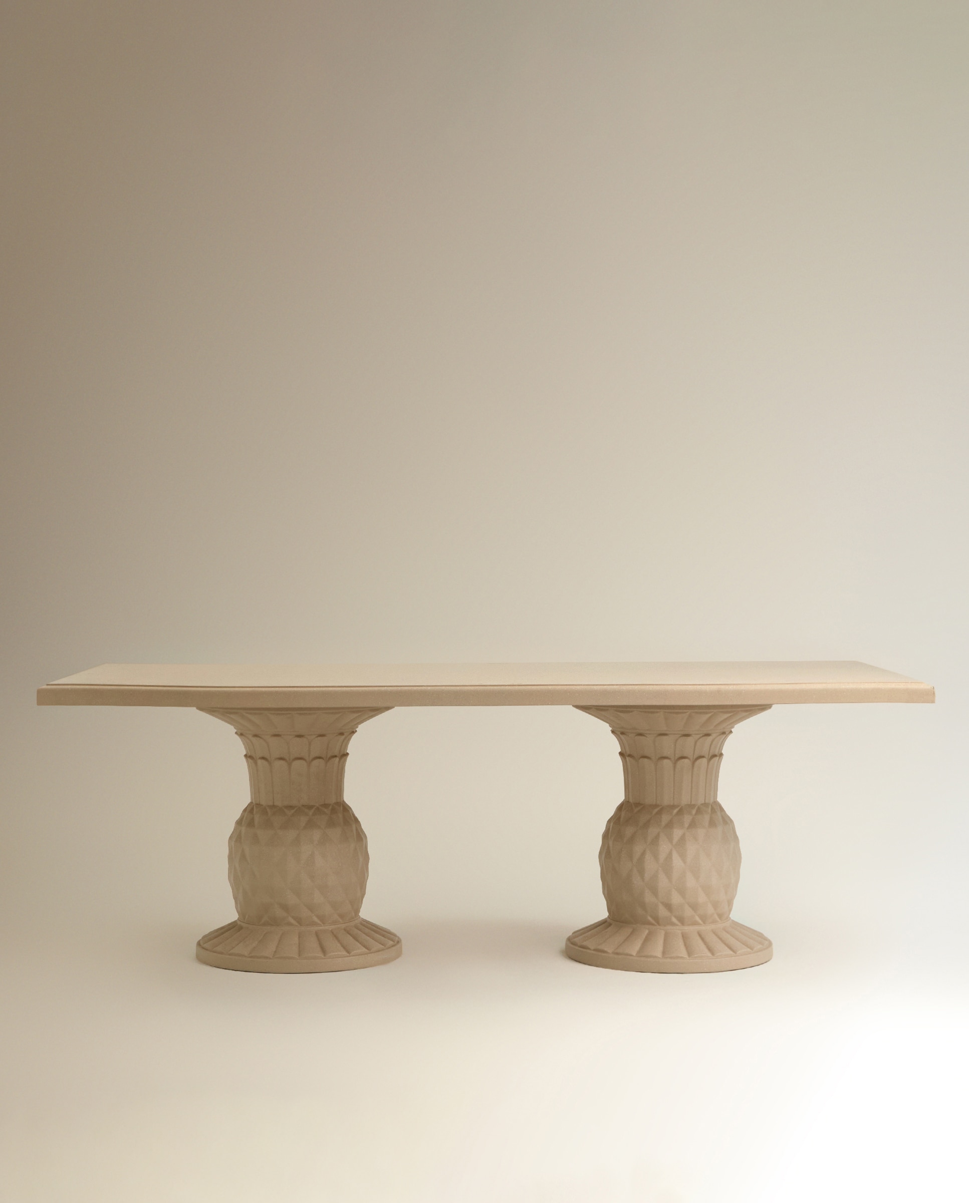 Mesa Retangular de Jardim Brasil Creme-3