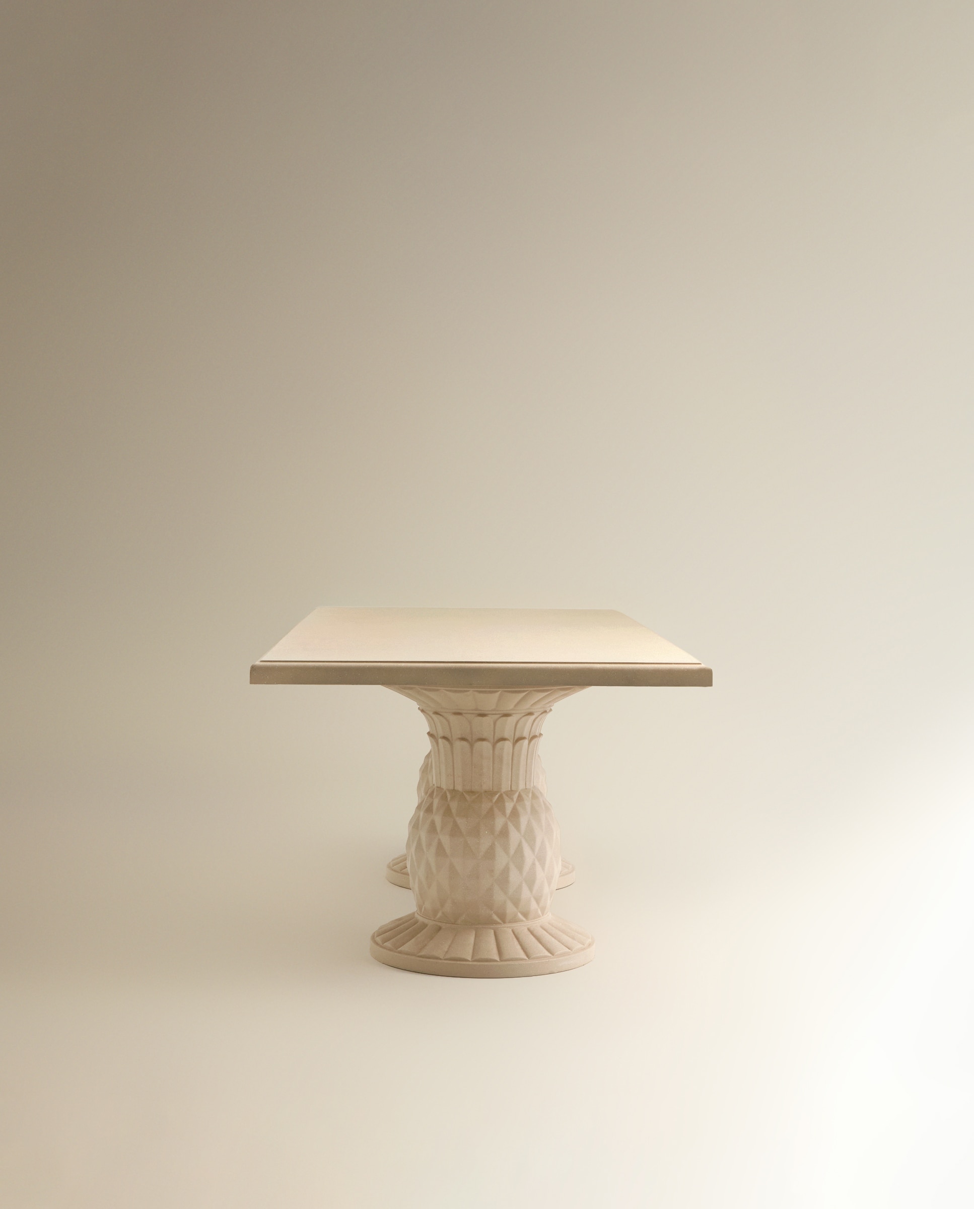 Mesa Retangular de Jardim Brasil Creme-4