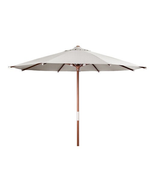 Parasol redondo de madera Java Ezpeleta