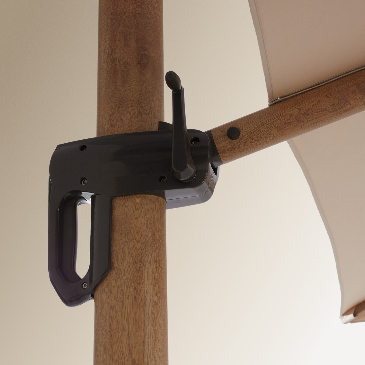 Guarda-Sol Excêntrico com Estrutura em Alumínio Gobi Natural-4