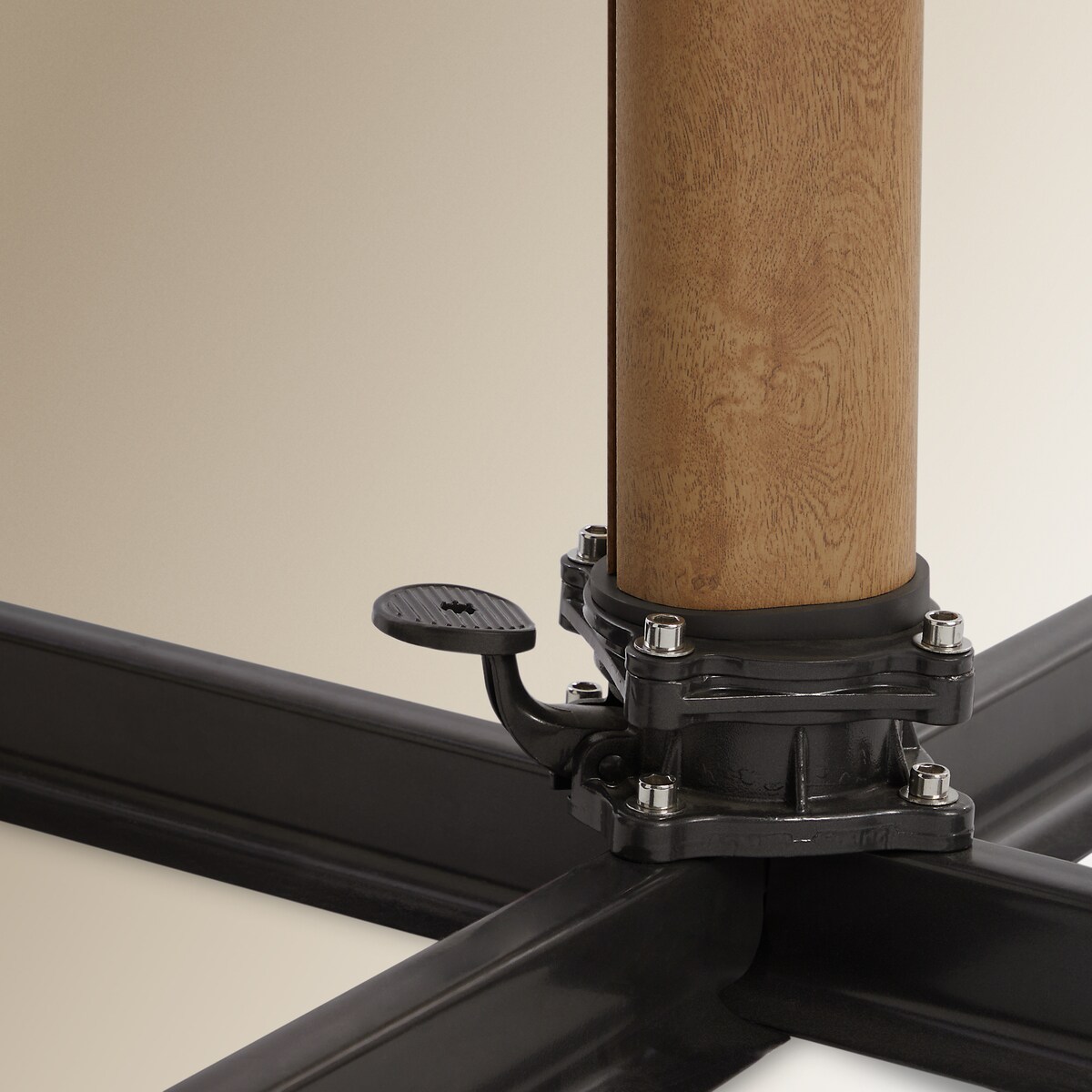 Guarda-Sol Excêntrico com Estrutura em Alumínio Gobi Natural-6