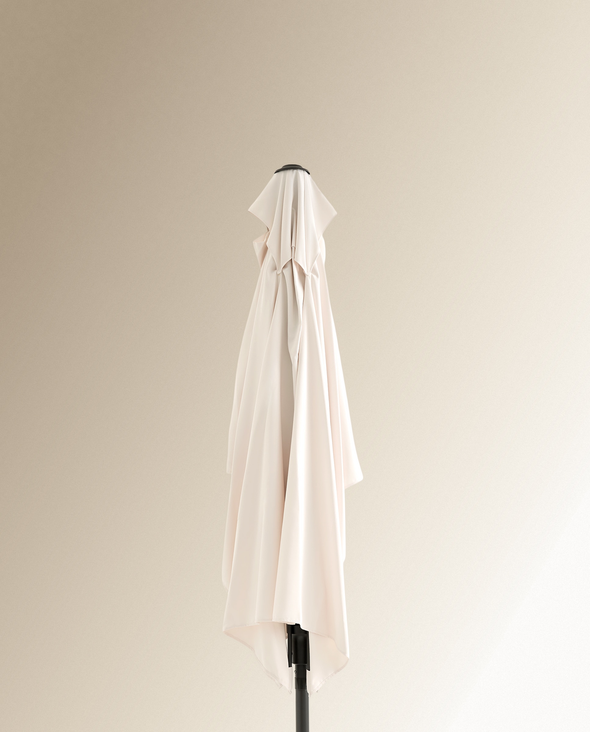 Guarda-Sol de Alumínio e Sunbrella® Sahara Branco-3