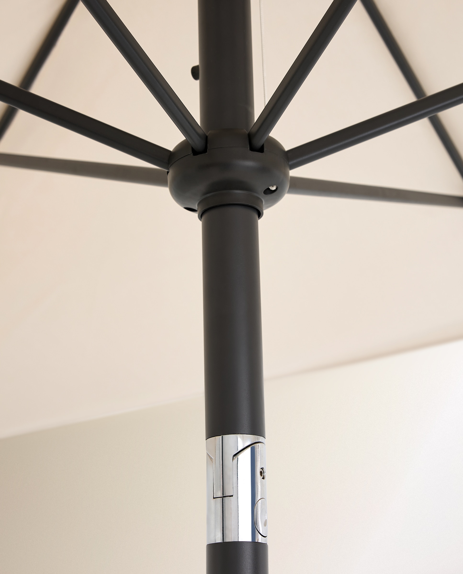Imagen 4 de Parasol de aluminio Sahara - Crudo 200 cm Crudo