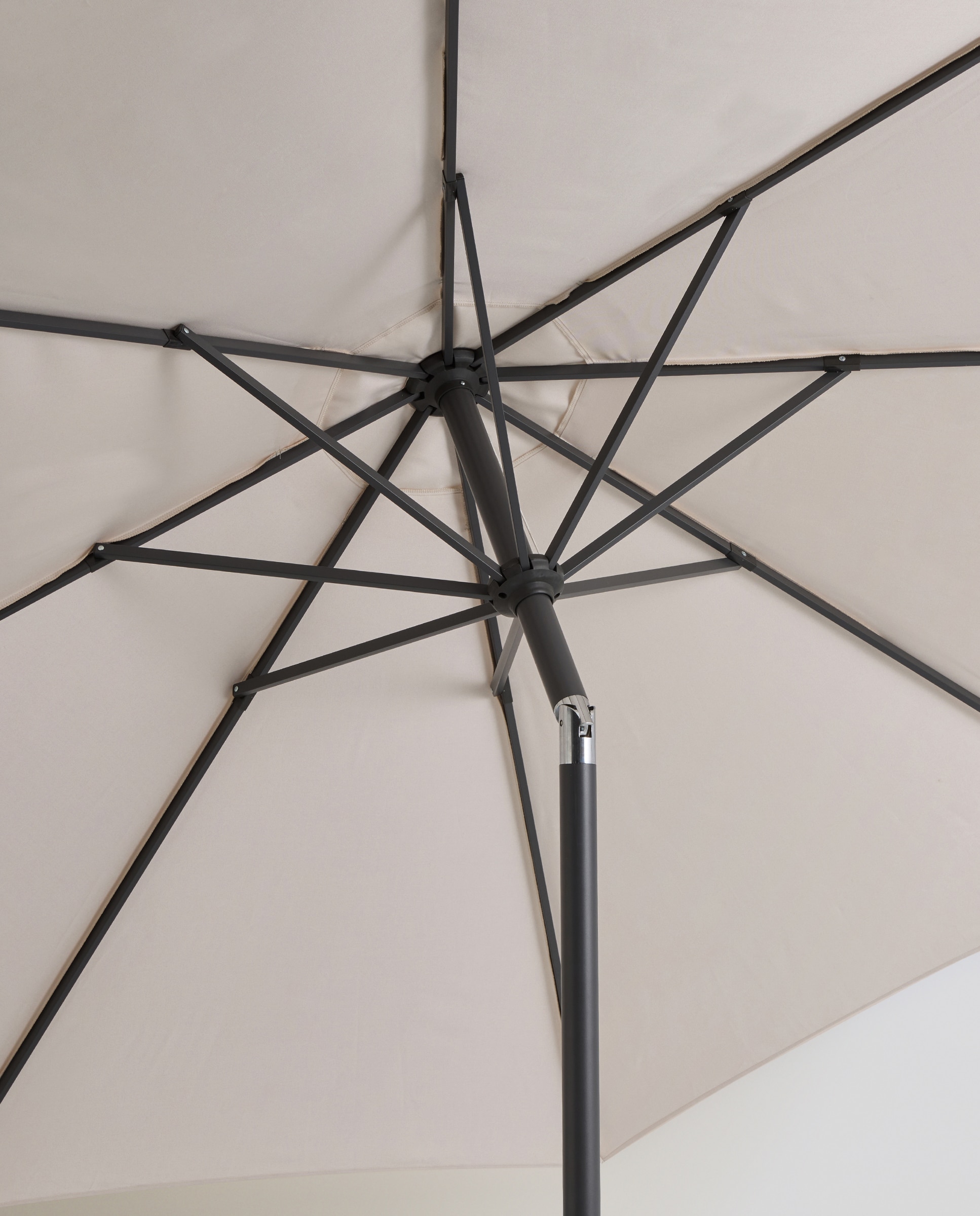 Guarda-Sol Redondo de Alumínio Sunbrella® Sahara Cru-5