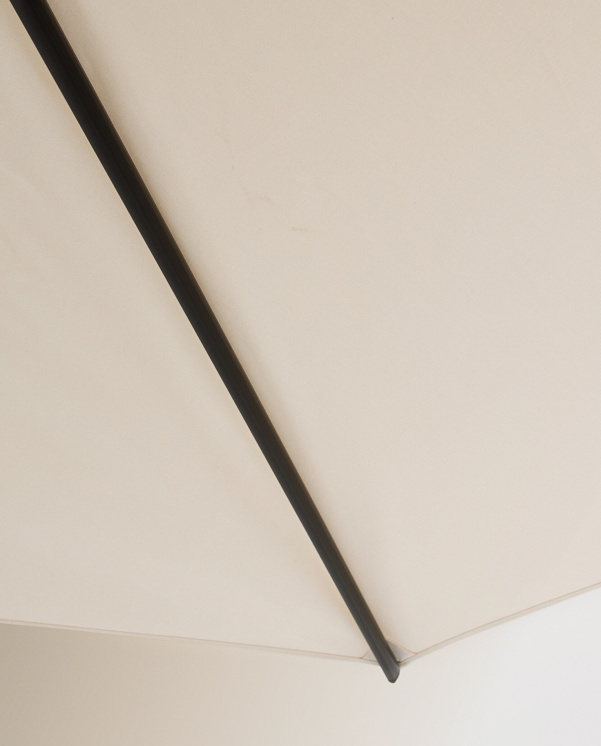 Parasol excéntrico de aluminio y olefin Gobi - Blanco 300 x 300 cm Blanco-6